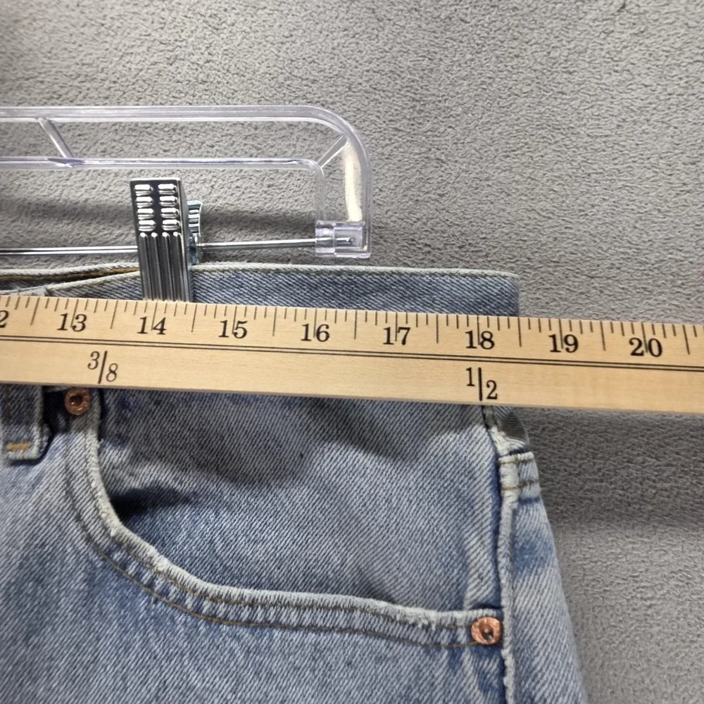 Vintage Levis 501 Jeans‎ Mens Blue Light Wash Straight Button Fly USA Fits 36x28